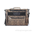 Leopard grain strong luxury pet carrier,pet bag/trolley pet carrier/pet travel bag